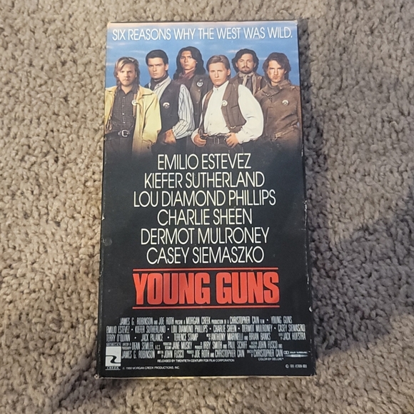 Vintage 1988 Young Guns VHS - Picture 2 of 8